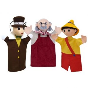 Sada maňásků-Kluk s dlouhým nosem