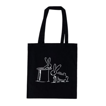 Taška přes rameno Bob a Bobek, 42x38 cm, černá, cvičit