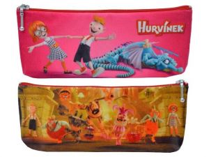 Taštička 20x8 cm Hurvínek, růžová