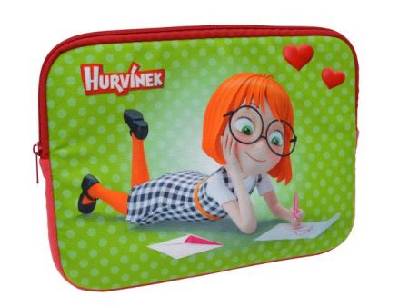 Obal na tablet 10" Hurvínek, zelený