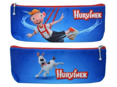 Taštička 20x8 cm Hurvínek, modrá