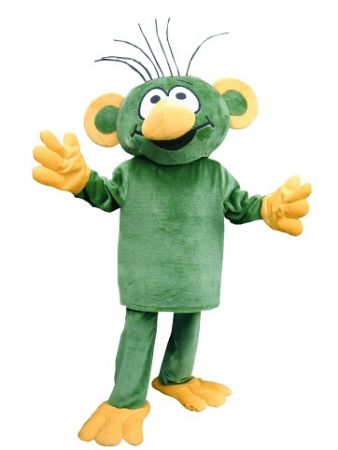 Rákosníček, reklamní kostým na postavu 160-180 cm, včetně přepravní tašky. Vyrobeno ručně 