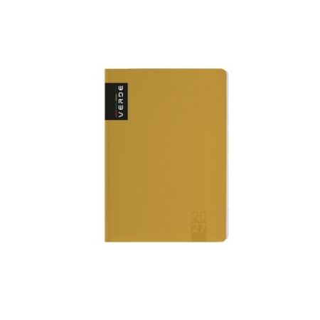 Diář A5 denní 2027 VERDE hořčice