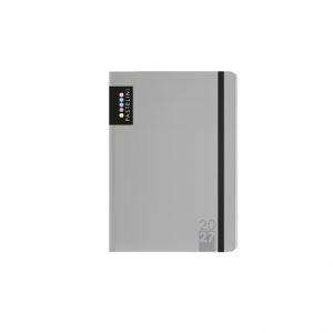 Diář A6 týdenní 2027 PASTELINI šedá