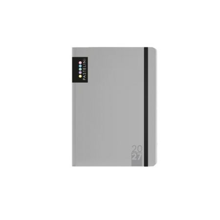 Diář A6 týdenní 2027 PASTELINI šedá