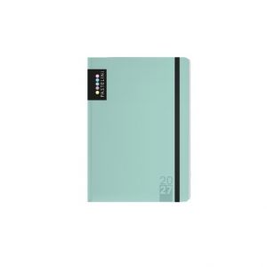 Diář A6 týdenní 2027 PASTELINI zelená