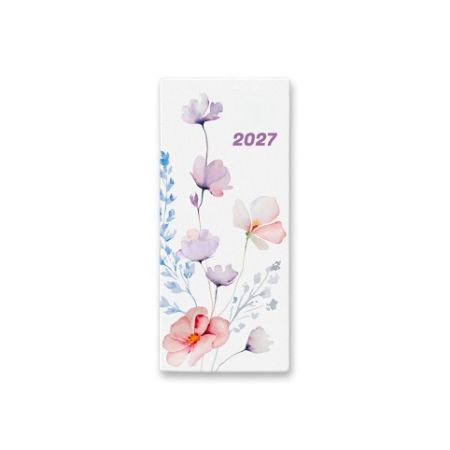 Diář PVC měsíční 2027 Flowers