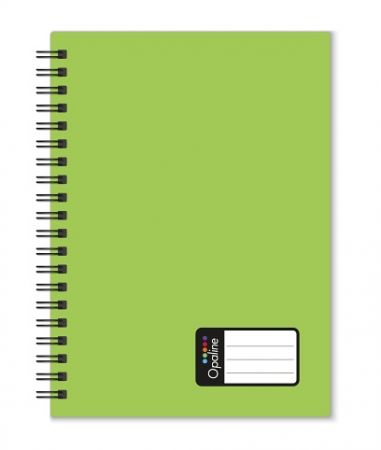 Twin wire blok A5 PP Opaline zelená