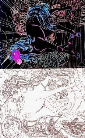 Báječní Jednorožci - úžasná škrábací knižka a omalovánky