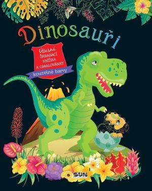 Dinosauři - úžasná škrábací knižka a omalovánky