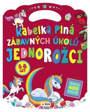Kabelka plná zábavných úkolů - JEDNOROŽCI se 400 samolepkami