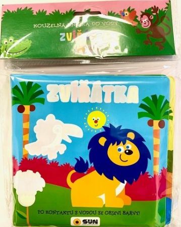 Kouzelná knížka do vody - ZVÍŘÁTKA - Vybarvuj vodou