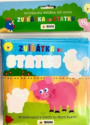 Kouzelná knížka do vody - ZVÍŘÁTKA NA STATKU - Vybarvuj vodou