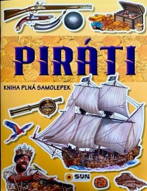 Piráti -  kniha plná samolep