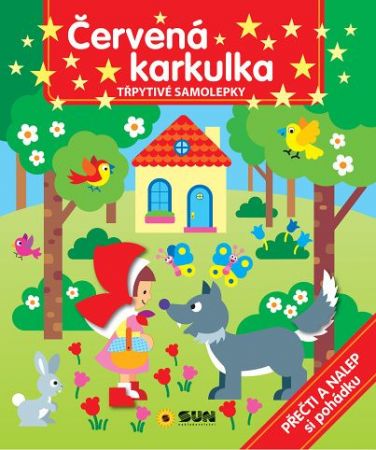 Přečti a nalep pohádku Červená karkulka