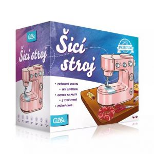 ALBI Šicí stroj - růžový  (II.jakost / poškozený obal - viz foto)