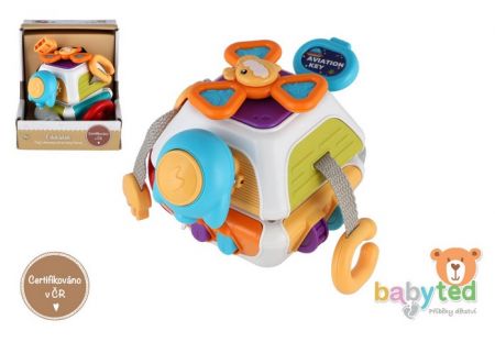 Edukáček babyted plast 11x12cm v krabici 6m+