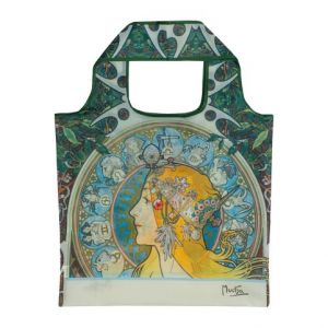 Skládací nákupní taška Alfons Mucha – Zodiak