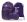 BAAGL SET 3 Coolmate Plum: batoh, penál, sáček