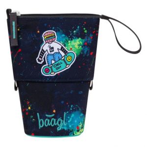 BAAGL Školní penál Pastelkovník Chill GRS