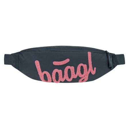 BAAGL Ledvinka Snap Logo růžová GRS