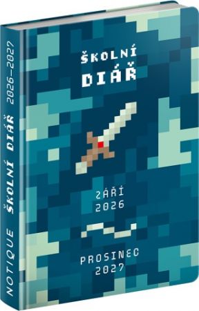 Diář školní Gamer (září 2026 – prosinec 2027), 9,8cm x 14,5cm, PGD-36961