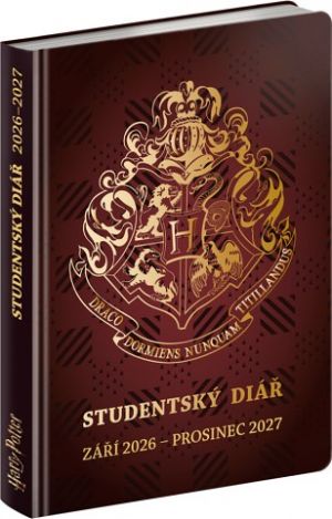 Diář studentský Harry Potter (září 2026 – prosinec 2027), 9,8 x 14,5 cm / PGD-36962