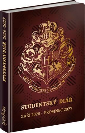 Diář studentský Harry Potter (září 2026 – prosinec 2027), 9,8 x 14,5 cm / PGD-36962