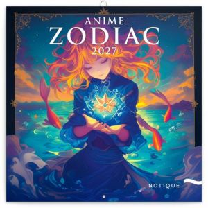 Kalendář nástěnný Anime Zodiac 2027, 30 x 30 cm / PGP-36998-V