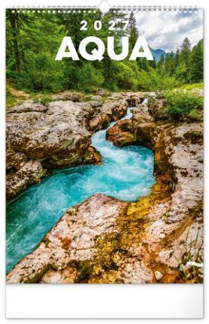 Kalendář nástěnný Voda 2027, 33 x 46 cm / PGN-36377-L
