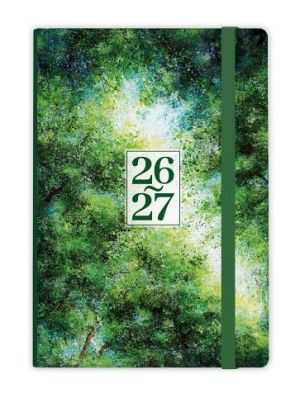 Diář týdenní 18měsíční - Lungo - B6 - Les 2027, 12cm x 18cm, BLU9-3-27