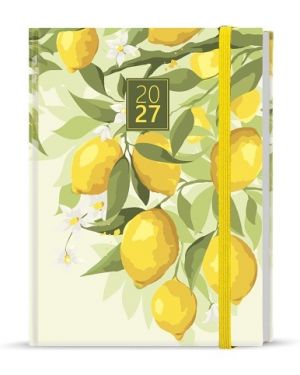 Diář denní - Adam - Lamino - B6 - Citron 2027, 12cm x 16,5cm, BDA9-5-27