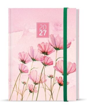 Diář denní - Adam - Lamino - B6 - Růžový 2027, 12cm x 16,5cm, BDA9-3-27