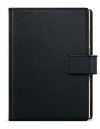 Diář denní - Ctirad s výsekem - Elite - A5 - černá 2027, 14,3cm x 20,5cm, BDCk38-2-27