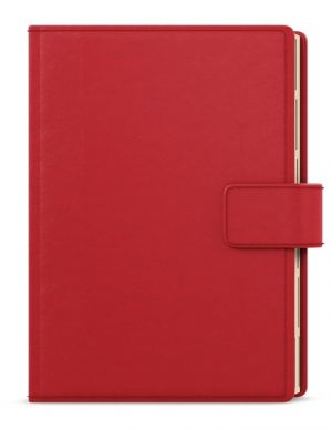 Diář denní - Ctirad s výsekem - Elite - A5 - červená  2027, 14,3cm x 20,5cm, BDCk38-6-27