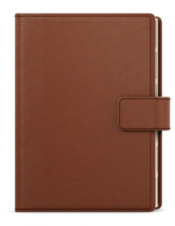 Diář denní - Ctirad s výsekem - Elite - A5 - hnědá 2027, 14,3cm x 20,6cm, BDCk38-7-27