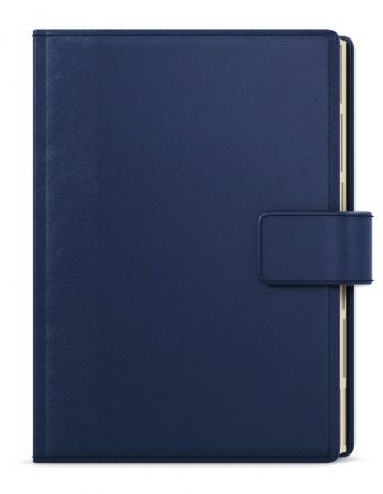 Diář denní - Ctirad s výsekem - Elite - A5 - modrá 2027, 14,3cm x 20,5cm, BDCk38-1-27