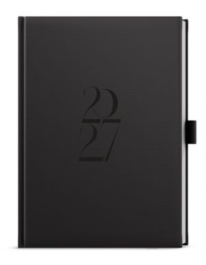 Diář denní - David - Deny - A5 - černá 2027, 14,3cm x 20,5cm, BDD19-2-27