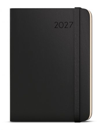 Diář denní - David - Hemingway - A5 - černý 2027, 14,3cm x 20,5cm, BDDk5-2-27