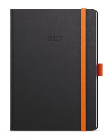 Diář denní - David - Nora - A5 - oranžová 2027, 14,3cm x 20,5cm, BDD20-4-27