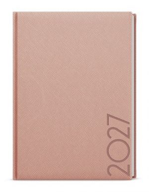 Diář denní - David - Tora - A5 - pudrová 2027, 14,3cm x 20,5cm, BDD13-13-27