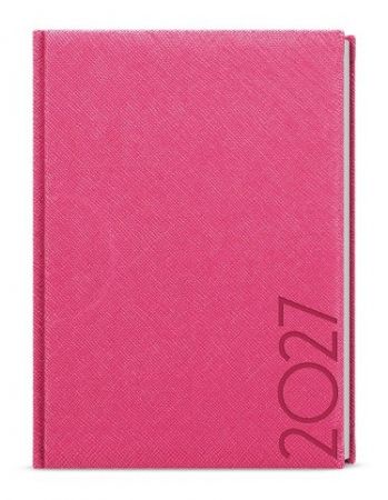 Diář denní - David - Tora - A5 - růžová 2027, 14,3cm x 20,5cm, BDD13-51-27