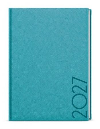 Diář denní - David - Tora - A5 - tyrkys 2027, 14,3cm x 20,5cm, BDD13-8-27