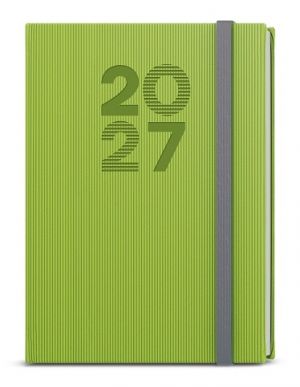 Diář denní - David - Vigo - A5 - zelená 2027, 14,3cm x 20,5cm, BDD23-5-27