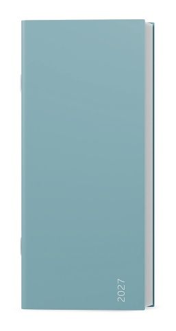 Diář měsíční  - Božka - Color - Šedomodrá 2027, 7,9cm x 17,9cm, BMB9-5-27
