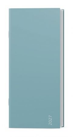 Diář měsíční  - Božka - Color - Šedomodrá 2027, 7,9cm x 17,9cm, BMB9-5-27