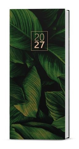 Diář měsíční  - Božka - kraft - Listy 2027, 7,9cm x 17,9cm, BMB2-1-27