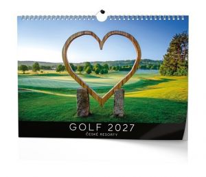 Kalendář nástěnný - Golf - české resorty 2027, 45cm x 32cm, BNS3-27