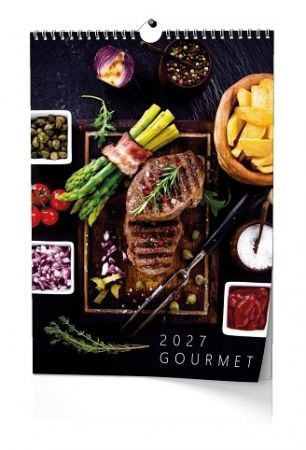 Kalendář nástěnný - Gourmet  - A3 2027, 32cm x 45cm, BNG11-27