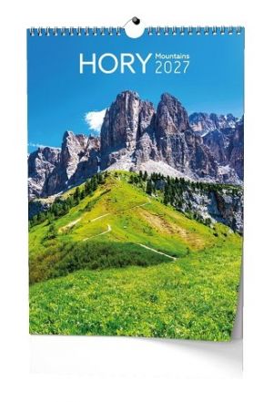 Kalendář nástěnný - Hory - A3 2027, 32cm x 45cm, BNG6-27